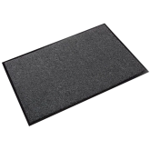 Crown Rely-On Olefin Light Traffic Wiper Mat - 4' x 6', Charcoal